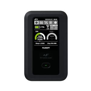 富士ソフト(Fujisoft) 5G対応Wi-Fiモバイルルーター +F FS050W｜kumakumastore