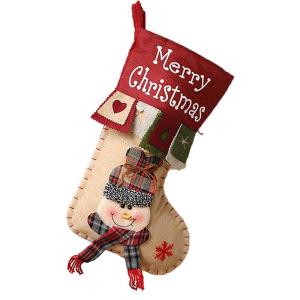 クリスマスソックス クリスマス靴下 サンタクロース靴下 クリスマス オーナメント クリスマスストッキング クリスマス飾り 靴下 壁掛け 玄関｜kumakumastore