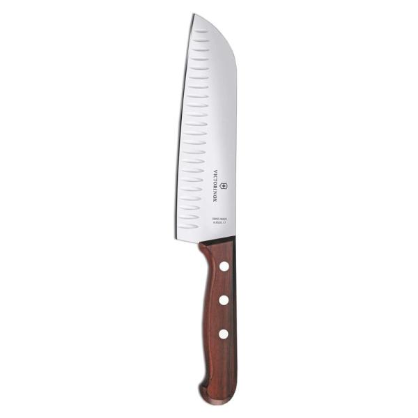 VICTORINOX(ビクトリノックス) 三徳包丁 溝付 17cm ウッド 万能包丁 6.8520....