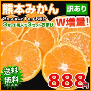 みかん 熊本 訳あり 送料無料 1.5kg  2セット購入で1セットおまけ 3セット購入でダブル増量3セットおまけ 晩生 大玉 温州 ポイント消化 ミカン 蜜柑 くまもと
