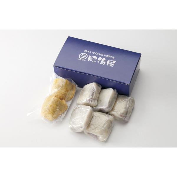 【熊本名物】いきなり団子　白(小豆あん)5個＆国産冷凍からし蓮根1個80g×2個