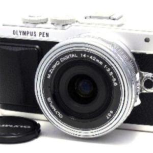 【中古】OLYMPUS オリンパス PEN Lite E-PL7 14-42mm EZ レンズキット シルバー｜kumamotocamera