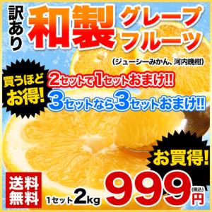 訳あり和製グレープフルーツ2kg送料無料 河内晩柑 大中小サイズ混合 複数購入はおまとめ配送 5月中旬頃-6月上旬頃より順次出荷