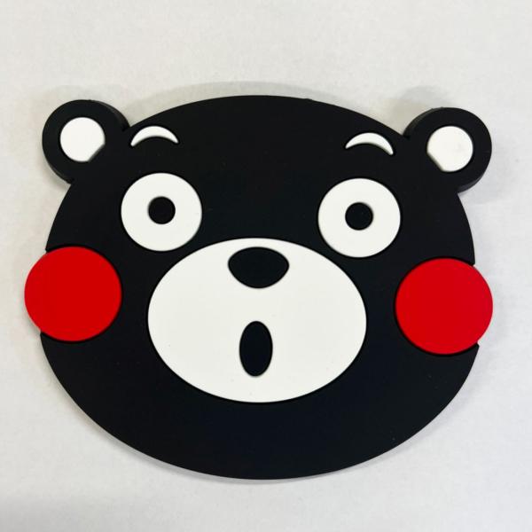 くまモン コースター くまモングッズ ラバーコースター 驚き