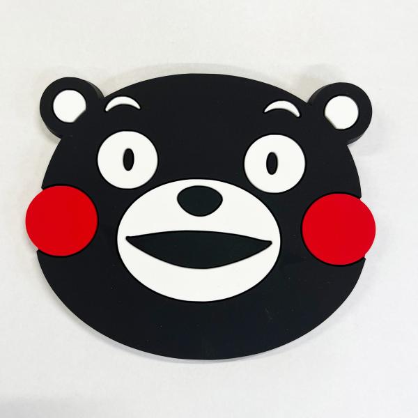 くまモン コースター くまモングッズ ラバーコースター ノーマル顔