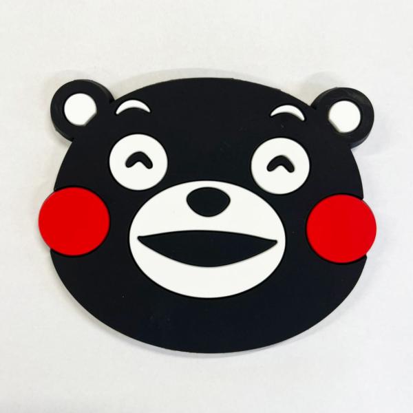 くまモン コースター くまモングッズ ラバーコースター 笑い顔