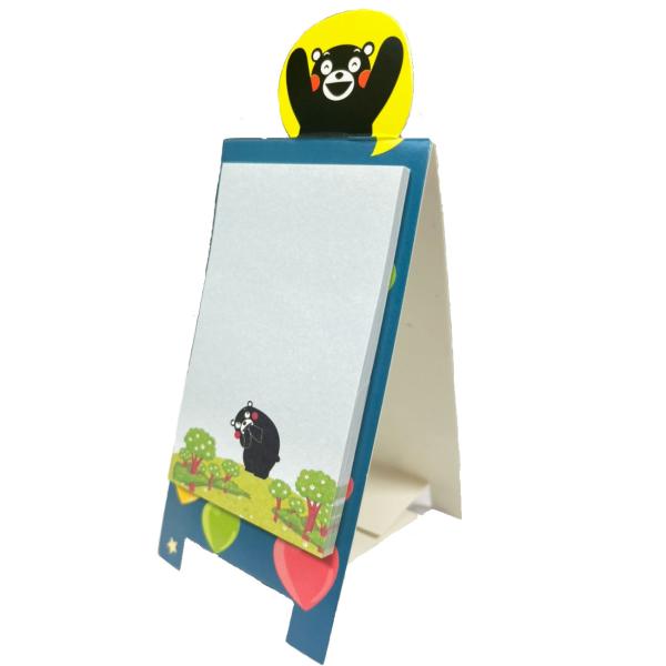 くまモン 文房具 くまモングッズ 付箋 スタンドポストイット 予備メモ2個付き