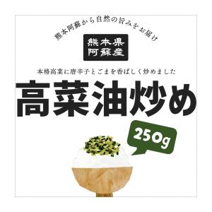 阿蘇高菜漬け 高菜油炒め250g 伝統の製法に...の詳細画像1