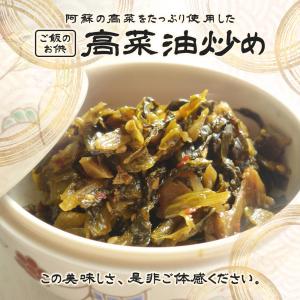 阿蘇高菜漬け 高菜油炒め250g 伝統の製法に...の詳細画像5