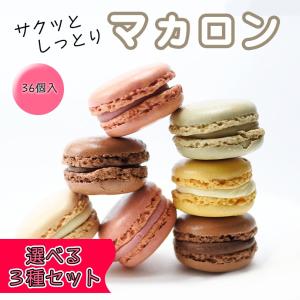 ベルギーマカロン 選べる36個セット チョコレート