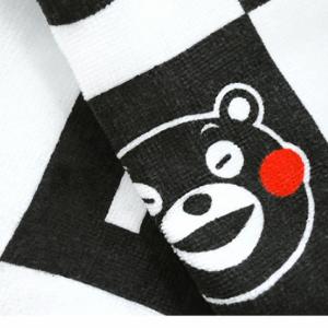 人気のくまモングッズ フェイスタオル 格子 ア...の詳細画像1