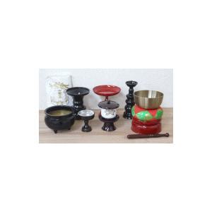 小型仏壇用 仏具セット 中