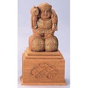 仏像 脇仏 真言宗 木製彩色 弘法大師 3.0寸 : 熊野古道仏壇センター