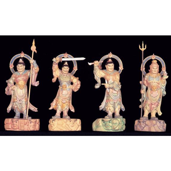 仏像 四天王 4.0寸