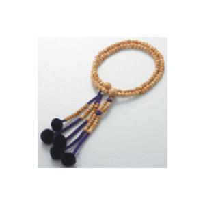 数珠 念珠 柘植 尺二 日蓮宗用 男性用