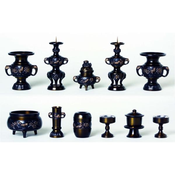 仏具 花鳥 11具足 3.5寸