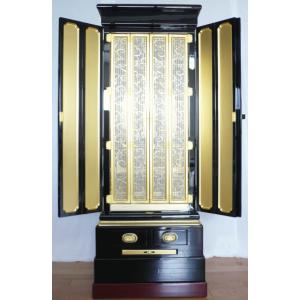 仏壇 金仏壇 総金箔 大阪型 西 宝輪18号 ...の詳細画像1