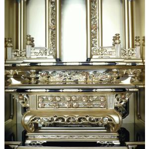 仏壇 金仏壇 総金箔 大阪型 西 宝輪18号 ...の詳細画像4