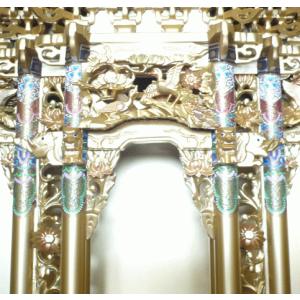 仏壇 金仏壇 大阪型 西 宝輪18号 着後レビ...の詳細画像4
