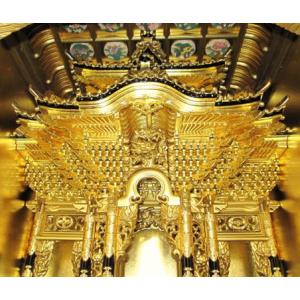 仏壇 金仏壇 大阪型 彫粉 東 宝輪尺四五 総...の詳細画像4