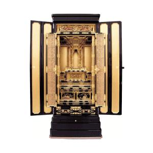 仏壇 金仏壇 京型胴長 東 京安18号 着後レビューで専用仏具半額 配送・設置無料