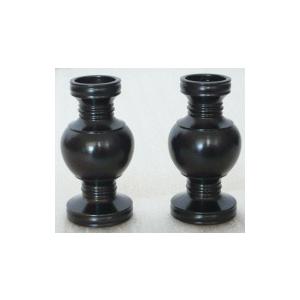 華鋲 黒光色 １対 2.0寸