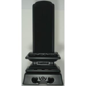 位牌 唐木位牌 黒檀 紫檀 勝美楼門 4.5寸