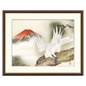 縁起画 現代日本画 額縁 龍虎 F8号 山村観峰 三美会 : 熊野古道仏壇