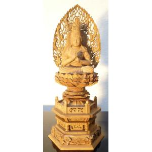 仏像 真言宗ご本尊 大日如来 飛天光背 3.0寸