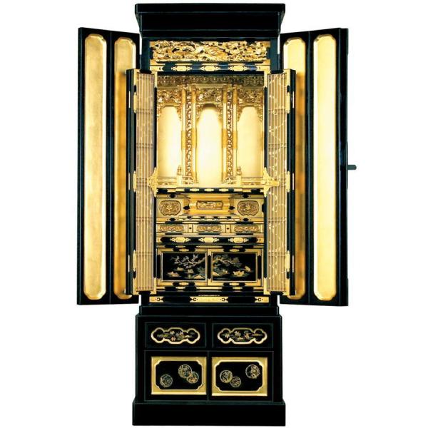 仏壇 金仏壇 仏壇 浄土真宗本願寺派 雲海15号 着後レビューで西用仏具半額 配送・設置無料