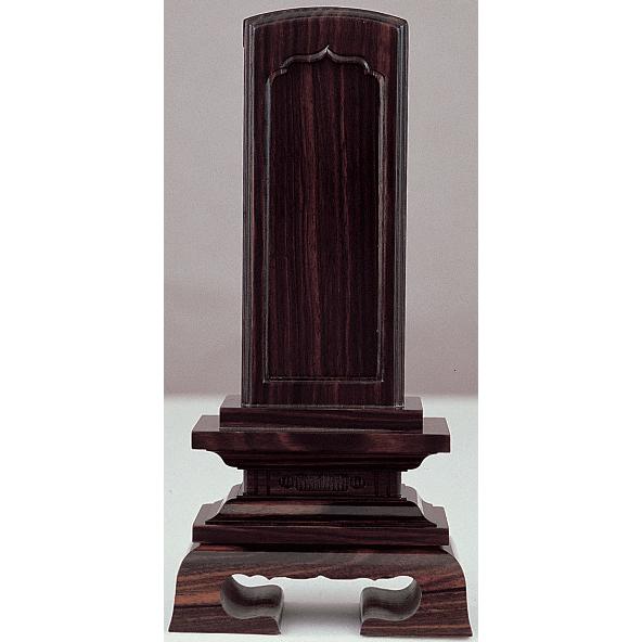 位牌 唐木位牌 黒檀 紫檀 春日回出 3.5寸