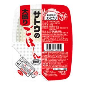 サトウ食品 サトウのごはん 新潟県産コシヒカリ 大盛り 300g×24(6×4)個
