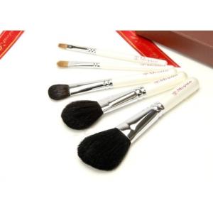 熊野筆 筆の心 化粧筆 6本セット 専用ケース付き 箱入り メイクブラシ