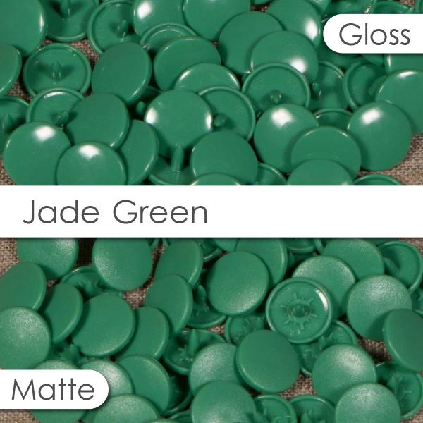 ジェイドグリーン　プラスチックスナップ 50組セット