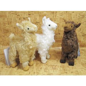 ベビーアルパカ パンナ ぬいぐるみ ホワイト Sサイズ 高さ18cm
