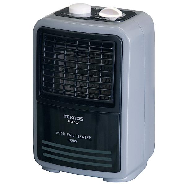 千住 TEKNOS　ミニファンヒーター　600W(温度調節付) TSO-604