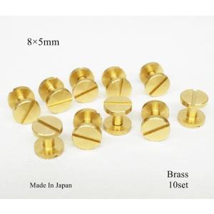 径12mm 足12mm シカゴスクリュー 組ネジ ブラス ニッケル メタルグレー