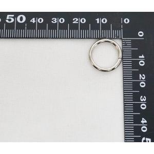 2×12mm リング 丸カン ニッケル 10個...の詳細画像1