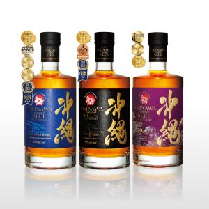 沖縄 ISLAND BLUE 飲みくらべ 3本セット 8年 43度 59度 ウイスキー 700ml
