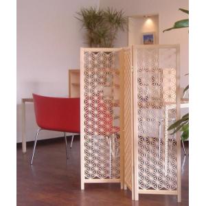 木製 組子衝立 麻の葉 H1200xW360 2連 : くみこ屋 - 通販 - Yahoo