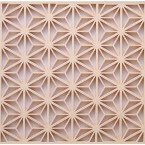 即納 組子アートパネル 【重ねりんどう ブルー背景】 和風インテリア