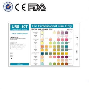 10イン1 試験紙 100枚入り尿検査ストリッ...の詳細画像5
