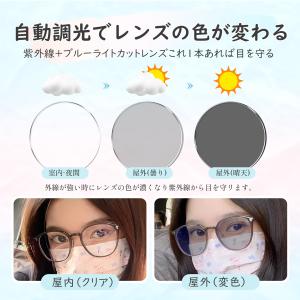 調光レンズ ブルーライトカット サングラス U...の詳細画像1