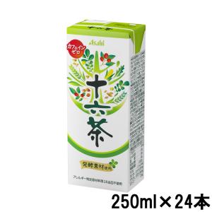 アサヒ 十六茶 紙パック 250ml × 24本 [ Asahi お茶 茶 ブレンド茶 ブレンド カフェインゼロ カフェインレス ] - 送料無料 - 北海道・沖縄を除く｜kumokumo-square