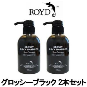 カラーシャンプー 黒 グロッシーブラック 300ml 2本セット ブライセス ロイド- 送料無料 -...