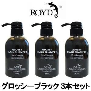 カラーシャンプー ブラック ブライセス ロイド グロッシーブラック 300ml 3本セット- 送料無...