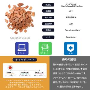 エッセンシャルオイル 精油 サンダルウッド 5...の詳細画像5