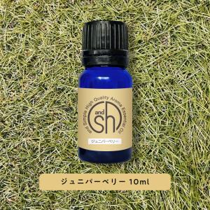 エッセンシャルオイル 精油 ジュニパーベリー 10ml AEAJ表示基準適合認定精油 &SH アロマ +lt3+｜kumokumo-square