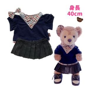 ダッフィー用ショートパンツ デニム生地 濃紺 ボトムス テディハウス