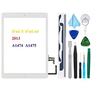 TPhaelay ホワイト タッチスクリーン 交換品Ipad Air